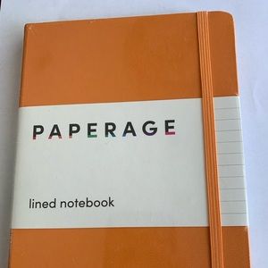 paperage brand new orange notebook